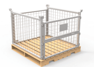 Pallet Cage wooden base